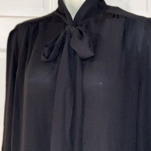 Ralph Lauren Black Label Women's Black Button Down Shirt